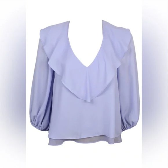 Zara V-Neck Blouse XS - Picture 1 of 2